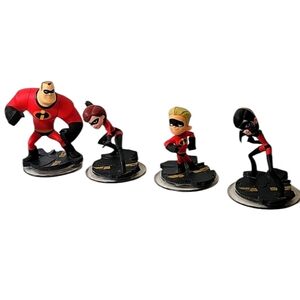 The INCREDIBLES FAMILY Disney Pixar Infinity Figure Lot